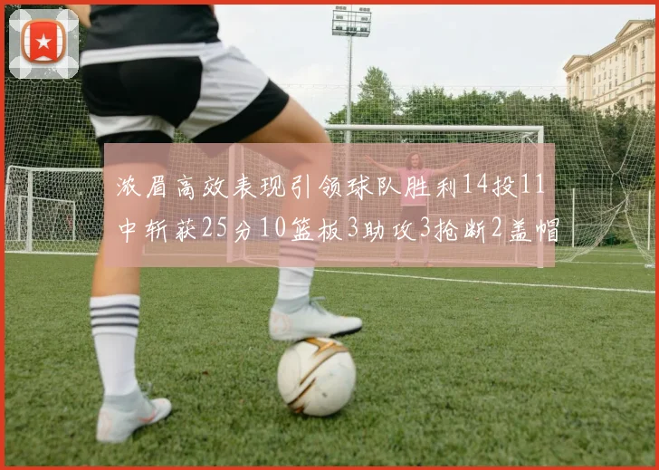 浓眉高效表现引领球队胜利14投11中斩获25分10篮板3助攻3抢断2盖帽